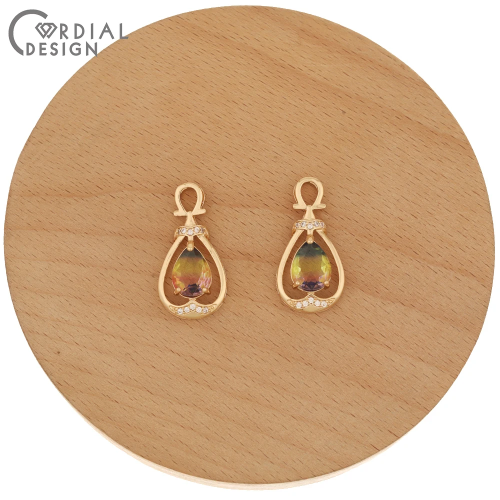 Cordial Design 40Pcs 14*28MM Jewelry Accessories/Hand Made/CZ Charms/Earring Findings/Connectors/Crystal Pendant/DIY Making
Cordial Design 40Pcs 14*28MM Jewelry Accessories/Hand Made/CZ Charms/Earring Findings/Connectors/Crystal Pendant/DIY Making