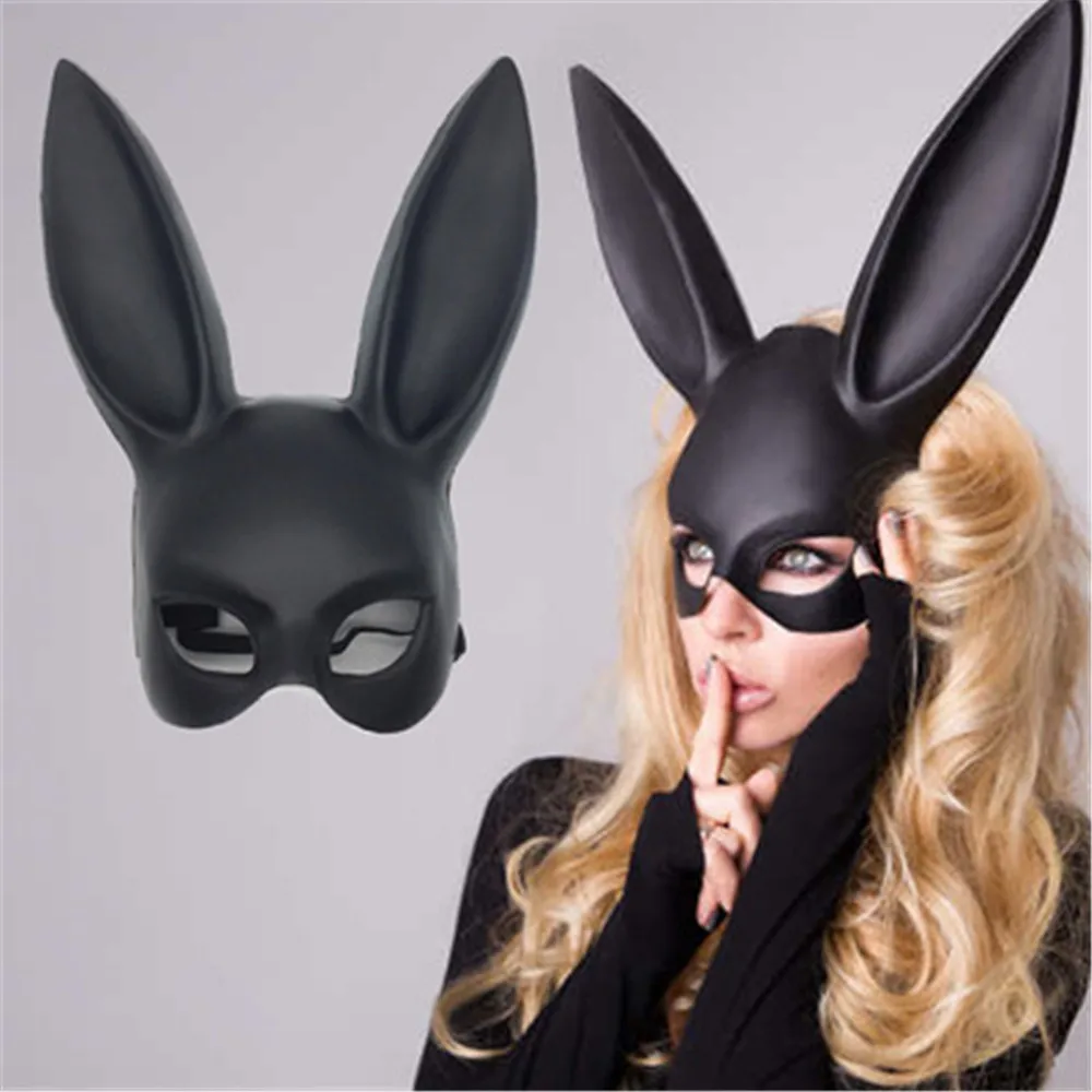 

Sexy Rabbit Ears Mask Bar Masquerade Bunny Girl Ear Mask Anime Mask Kids Face Shild Nightclub Party Cosplay Sexy Cat Masks