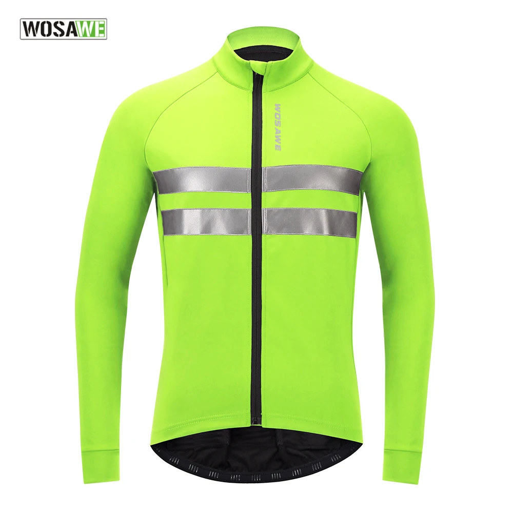 WOSAWE Autumn Winter Cycling Jersey Long Sleeved Men Women Cycles Shirt Wear Fleece Ropa De Ciclismo Bike Jacket Fluor green
WOSAWE Autumn Winter Cycling Jersey Long Sleeved Men Women Cycles Shirt Wear Fleece Ropa De Ciclismo Bike Jacket Fluor green