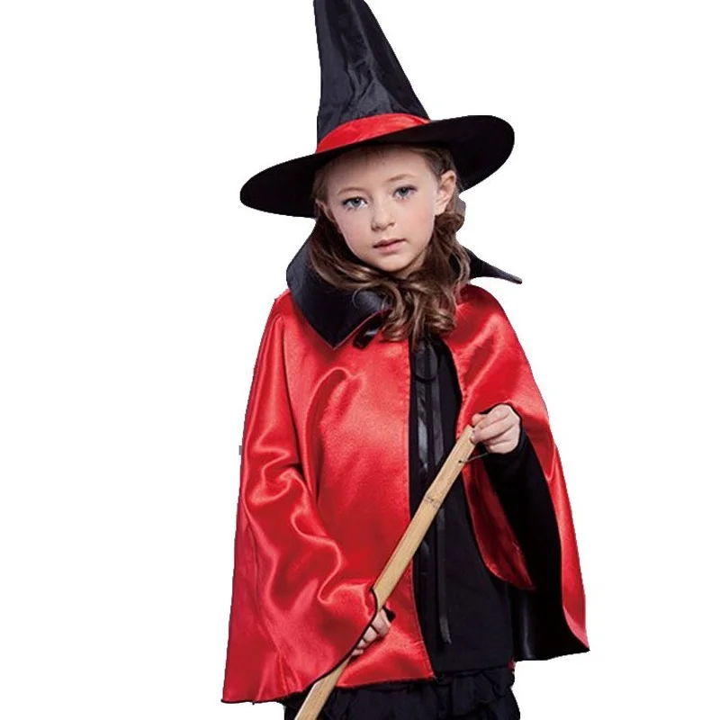 Witch Cloak and Hat Halloween Performance Costume Masquerade Props Accessories for Adult Children
Witch Cloak and Hat Halloween Performance Costume Masquerade Props Accessories for Adult Children