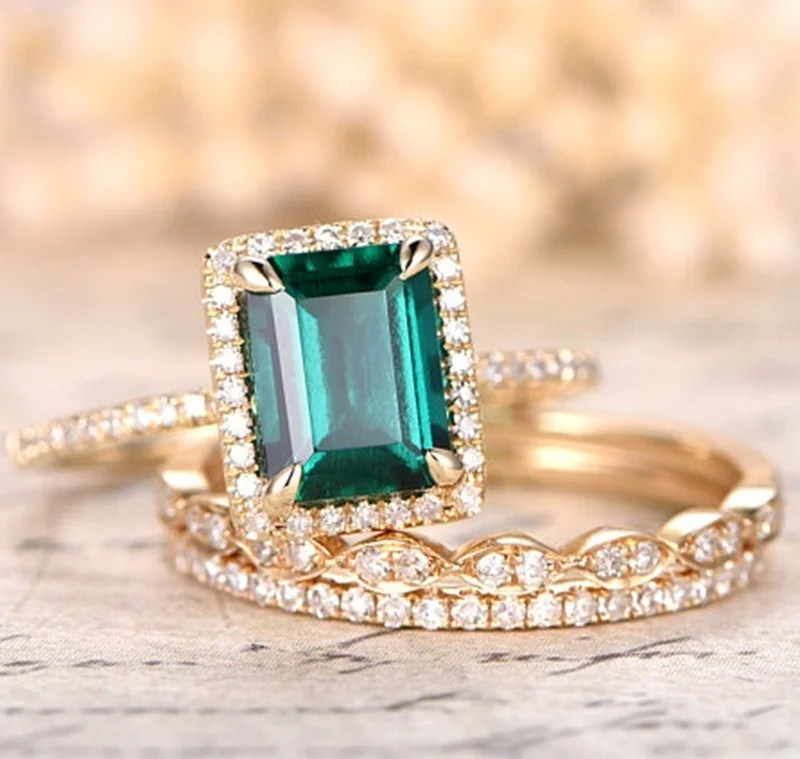 3pcs/set Vintage Jewelry Fashion Women Ring Set Zircon Rings For Women Accessories Engagement Wedding Party Gift
3pcs/set Vintage Jewelry Fashion Women Ring Set Zircon Rings For Women Accessories Engagement Wedding Party Gift