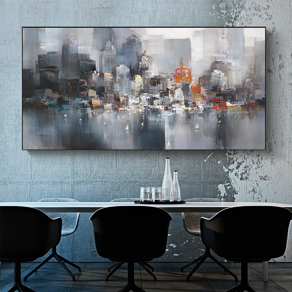City Building Posters And Prints Scenery Abstract Oil Canvas Painting Wall Art Pictures For Living Room Corridor Home Decoration
City Building Posters And Prints Scenery Abstract Oil Canvas Painting Wall Art Pictures For Living Room Corridor Home Decoration