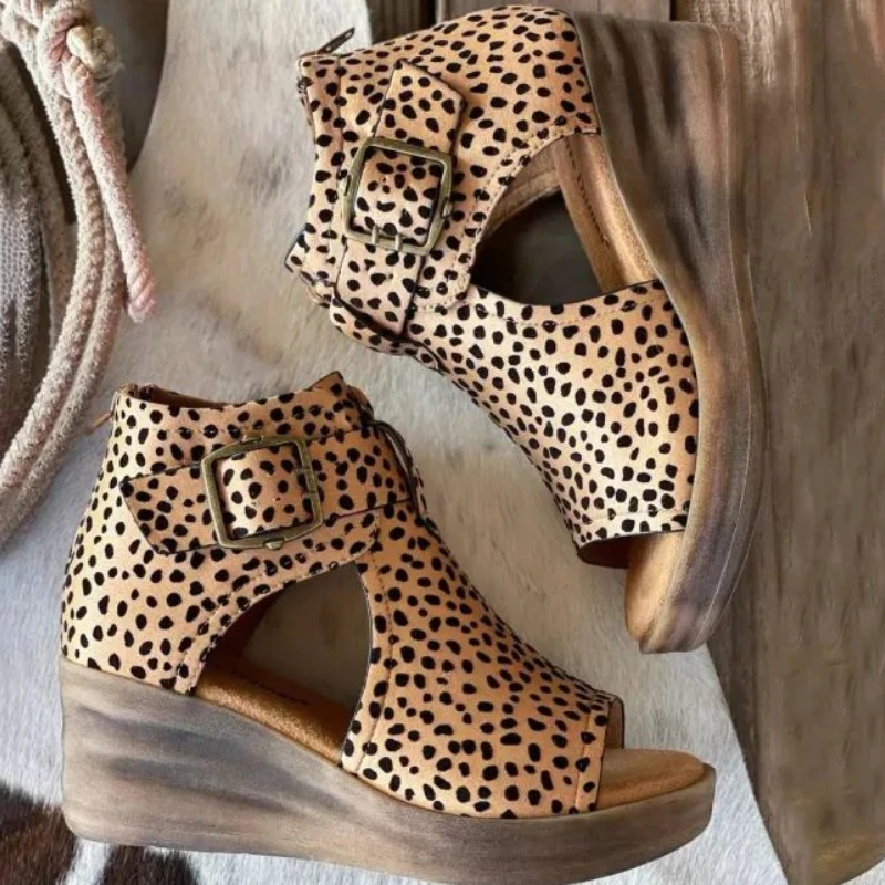 2021 Summer New Women's High-top PU Leather Buckle Roman Shoes Platform Wedge Open Toe Fashion All-match Sandals 6KF252
2021 Summer New Women's High-top PU Leather Buckle Roman Shoes Platform Wedge Open Toe Fashion All-match Sandals 6KF252