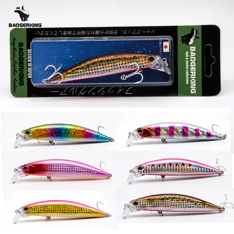 30g minnow jerkbait fishing lure wobblers rattle sound shallow diving crankbait fake bait for fishing 
30g minnow jerkbait fishing lure wobblers rattle sound shallow diving crankbait fake bait for fishing