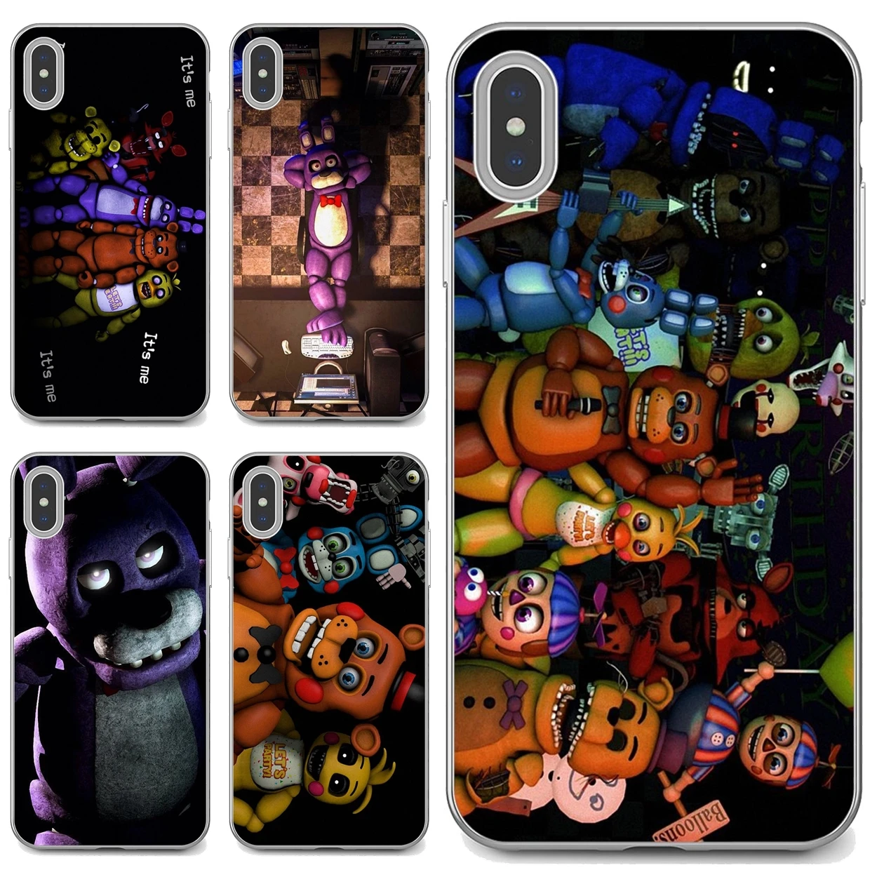 Мягкие чехлы для Xiaomi mi Redmi Note 3 4 4X 5 6 7 8 8t 9 9s 9t 10 pro lite sfm fnaf АНИМАТРОНИКА аниме