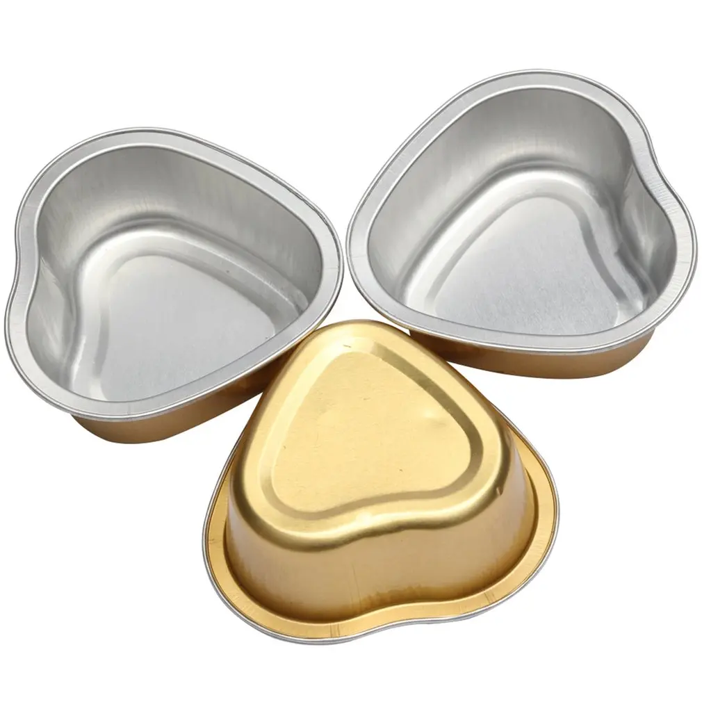 Heart Shape Melting Wax Bowl Aluminum Foil Hair Removal Bean Depilatory Cream Bowl Heart Shape For Hot Film Hard Waxing
Heart Shape Melting Wax Bowl Aluminum Foil Hair Removal Bean Depilatory Cream Bowl Heart Shape For Hot Film Hard Waxing