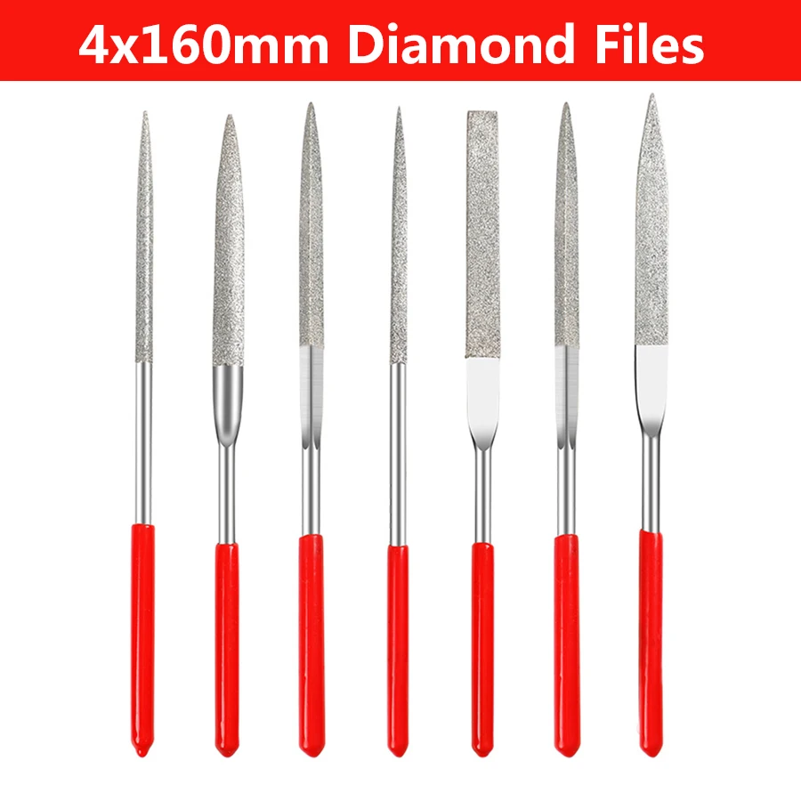 Diamond file 4x160mm ultra-thin flat file mini small file knife rubbing jade metal grinding tools Alloy Steel Sand Assorted Flat
Diamond file 4x160mm ultra-thin flat file mini small file knife rubbing jade metal grinding tools Alloy Steel Sand Assorted Flat