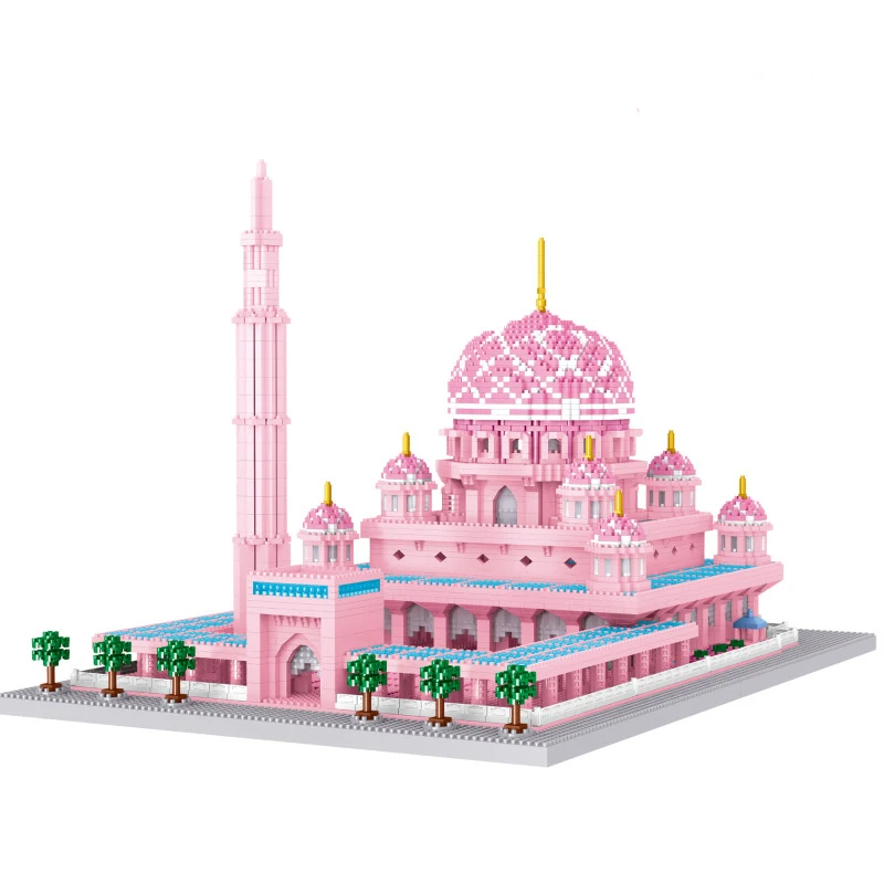 Lezi 8188 World City Architecture Pink Mosque Castle Church Palace Mini Diamond Blocks Bricks Building Toy for Children no Box
Lezi 8188 World City Architecture Pink Mosque Castle Church Palace Mini Diamond Blocks Bricks Building Toy for Children no Box