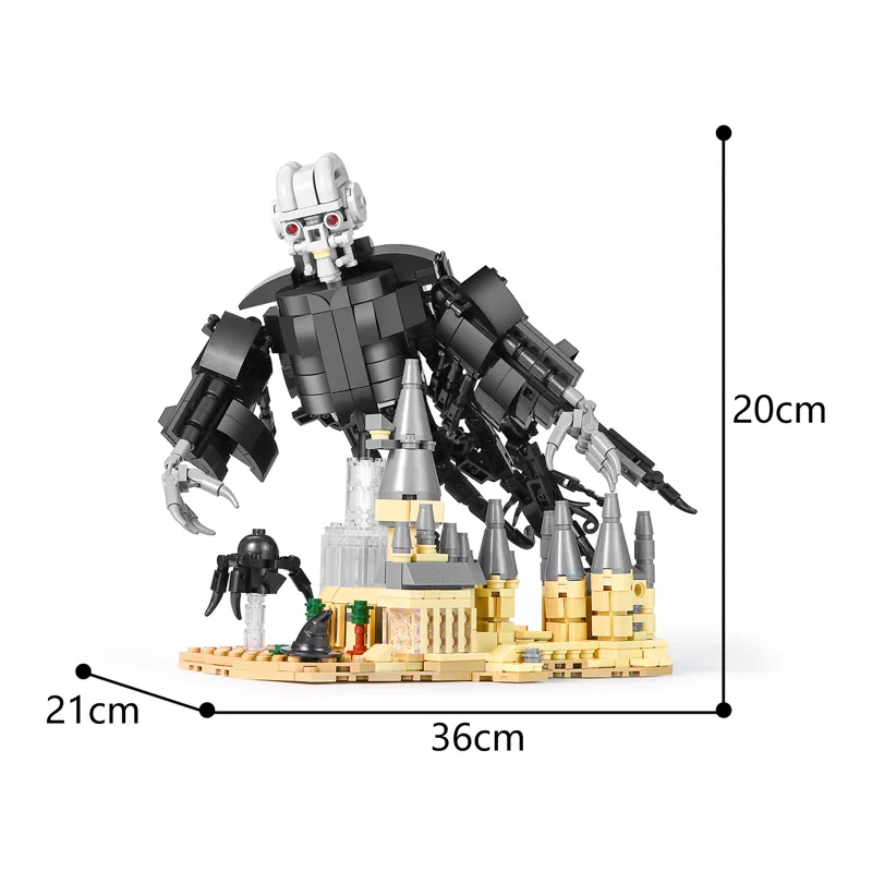 MOC Creator Dementored Skull Monsters Magic School Building Blocks DIY Action Model Set Bricks Toys Halloween Gifts for Kids
MOC Creator Dementored Skull Monsters Magic School Building Blocks DIY Action Model Set Bricks Toys Halloween Gifts for Kids
