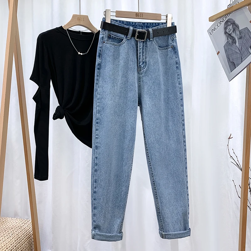 ZAWAHIKI Fashion Denim Woman Pants Solid Vintage Straight Korean Style 2021 Spring High Waist Loose Ins Mujer Pantalones
ZAWAHIKI Fashion Denim Woman Pants Solid Vintage Straight Korean Style 2021 Spring High Waist Loose Ins Mujer Pantalones