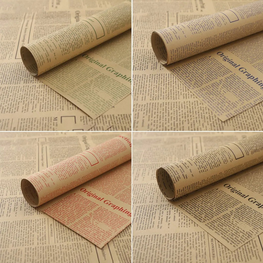 58*70cm Flower Wrapping Paper DIY Gift Frosted Florist Packaging Paper