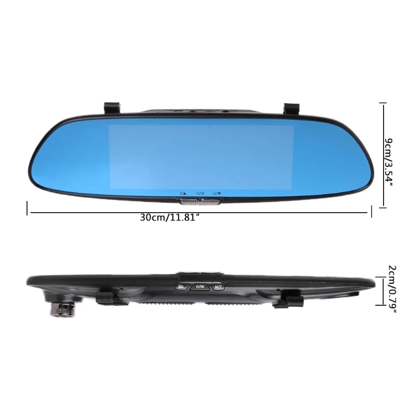 7'' 1080P Dual Lens Car DVR Vehicle Rearview Mirror Camera Recorder Dash Cam
7'' 1080P Dual Lens Car DVR Vehicle Rearview Mirror Camera Recorder Dash Cam