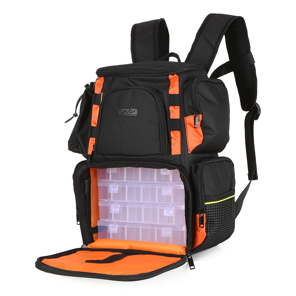 Lixada Fishing Backpack Waterproof Fishing Lures Reel Bag Adjustable Straps Fish Tackle Storage Bag Fishing Tackle Boxes
Lixada Fishing Backpack Waterproof Fishing Lures Reel Bag Adjustable Straps Fish Tackle Storage Bag Fishing Tackle Boxes