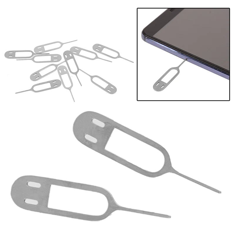 10Pcs Universal Sim Card Tray Pin Ejecting Removal Needle Opener Ejector For iPhone 7 6S 6 Plus iPad Samsung for Huawei xiaomi
10Pcs Universal Sim Card Tray Pin Ejecting Removal Needle Opener Ejector For iPhone 7 6S 6 Plus iPad Samsung for Huawei xiaomi
