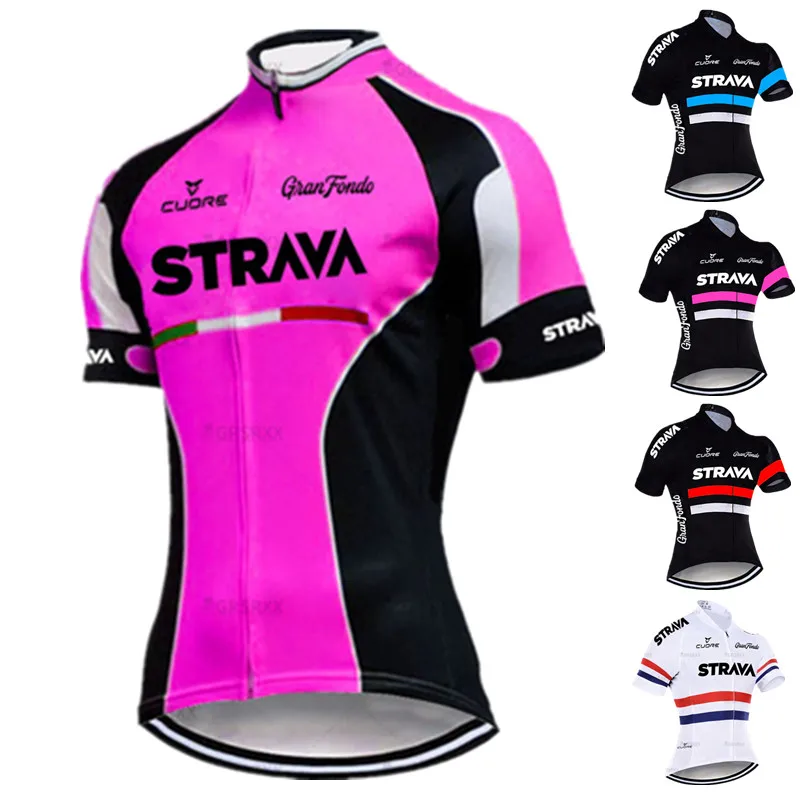 STRAVA 2021 Cycling Jersey Women Short Sleeve Pro Cycling Clothing Summer MTB Bike Jersey Tops Racing Sport Bicycle Shirt Ropa 
STRAVA 2021 Cycling Jersey Women Short Sleeve Pro Cycling Clothing Summer MTB Bike Jersey Tops Racing Sport Bicycle Shirt Ropa