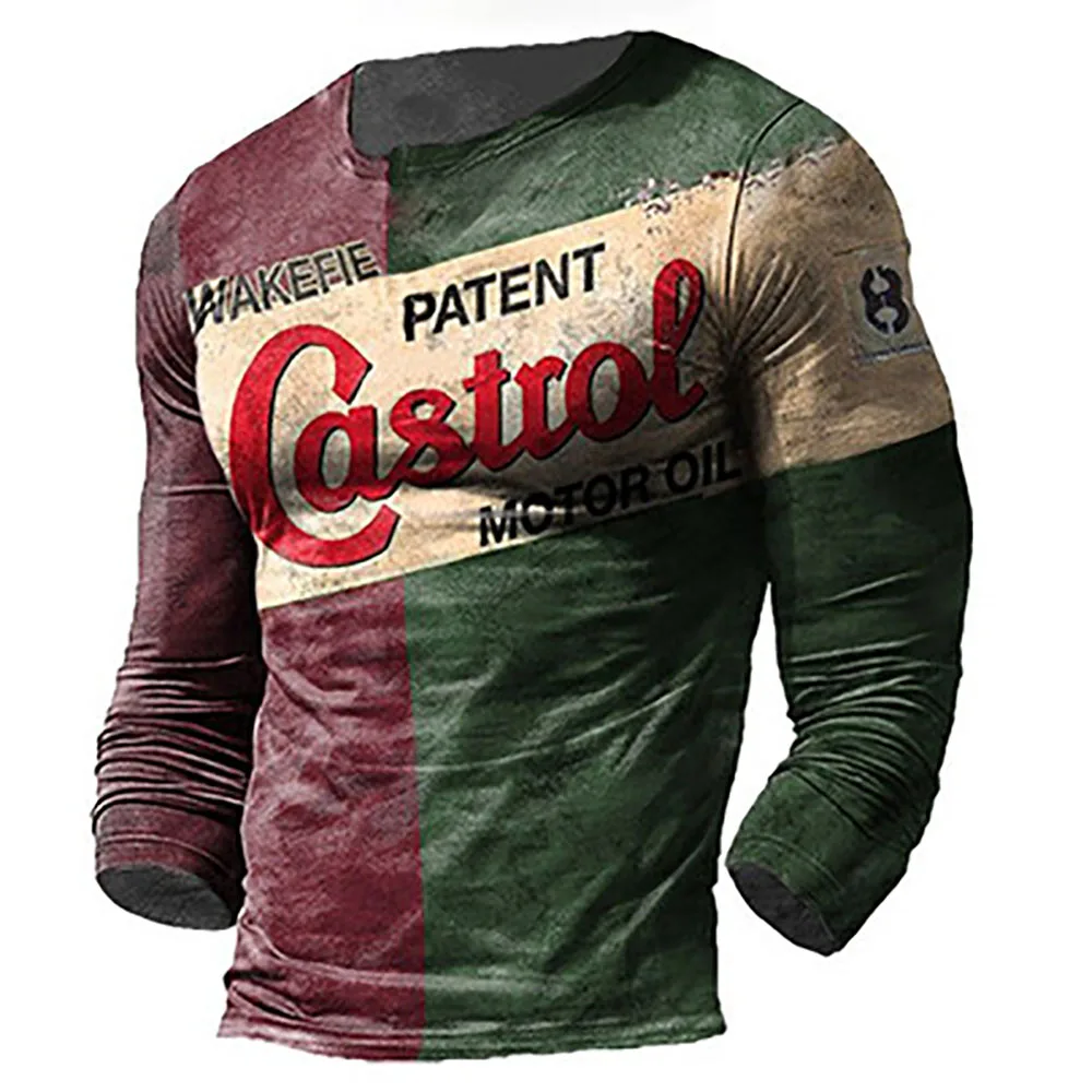 Fashion Retro 3D Print Men's T shirts Spring Autumn Cotton Streetwear O-Neck Tees Tops Long Sleeve Male Casual Clothes Plus Size
Fashion Retro 3D Print Men's T shirts Spring Autumn Cotton Streetwear O-Neck Tees Tops Long Sleeve Male Casual Clothes Plus Size