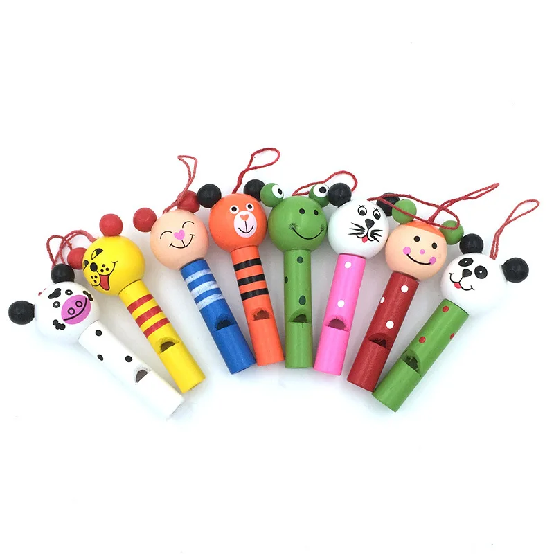 Children's wooden musical instruments toy mobile phone backpack hanging creative cartoon whistle music toys for kids | Игрушки и