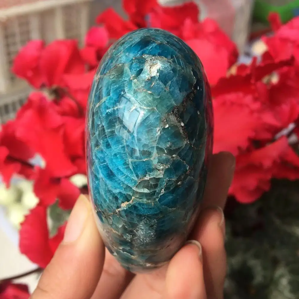 Natural blue apatite quartz crystal heart shaped polishing chakra healing treatment for home decor
Natural blue apatite quartz crystal heart shaped polishing chakra healing treatment for home decor