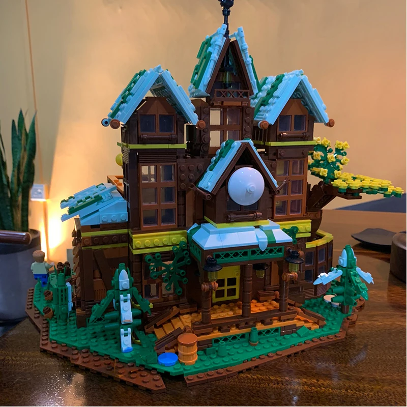 MOC The Time Room Forest Villa Glass Tree House Model Building Blocks Bricks Creative DIY Cities Street View Toys for Kid
MOC The Time Room Forest Villa Glass Tree House Model Building Blocks Bricks Creative DIY Cities Street View Toys for Kid