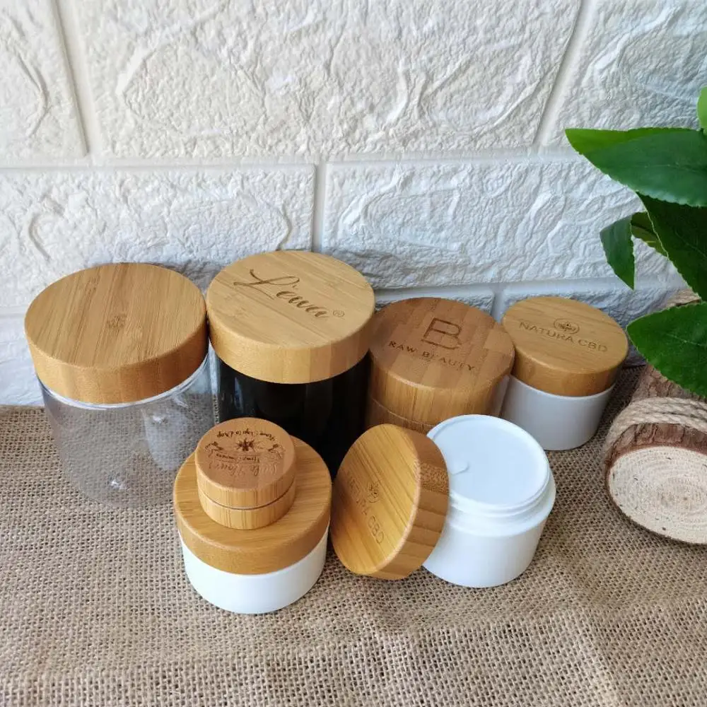 Plastic Jar with Lid 8 Oz Bamboo Covered Cream Plastic Jars Lot Engraving Logo Bamboo Cream Cosmetic Jars
Plastic Jar with Lid 8 Oz Bamboo Covered Cream Plastic Jars Lot Engraving Logo Bamboo Cream Cosmetic Jars