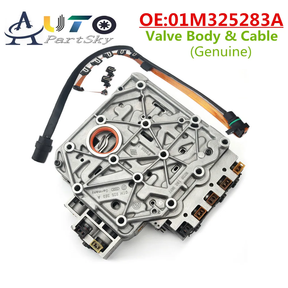Корпус и кабель клапана трансмиссии 01M325283A OEM для VW Jetta Golf MK4 Beetle 1999 2005 OE 01M 325 283 A