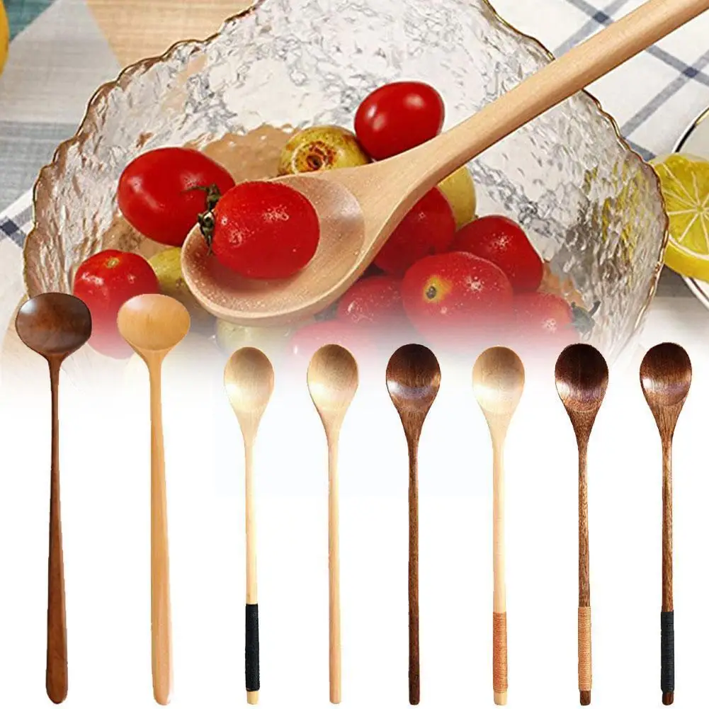 Stirring Spoons Wooden Long Handle Japanese Style Kitchen Spoon 1pc Mixing Utensils Jam Spoon Eating Marmalade For Cooking B1L5
Stirring Spoons Wooden Long Handle Japanese Style Kitchen Spoon 1pc Mixing Utensils Jam Spoon Eating Marmalade For Cooking B1L5