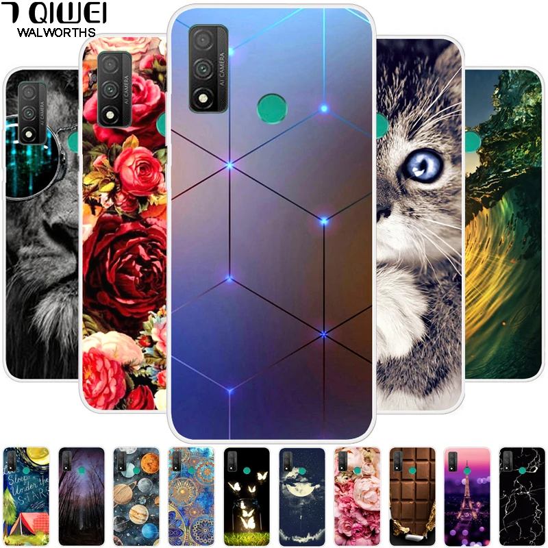 Для Huawei P smart 2020 чехол для телефона Силиконовый ТПУ Мягкий задний Чехол 6 21