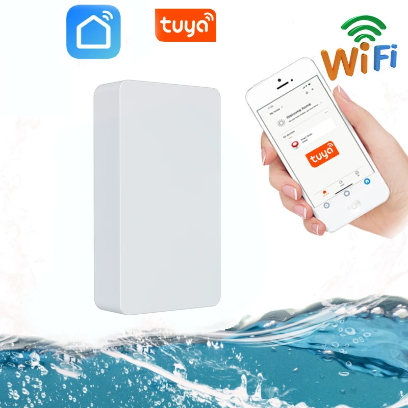 WiFi Smart Tuya Water Leakage Sensor Tuya Water Alarm Compatible With Tuyasmart / Smart Life APP Easy Installation
WiFi Smart Tuya Water Leakage Sensor Tuya Water Alarm Compatible With Tuyasmart / Smart Life APP Easy Installation