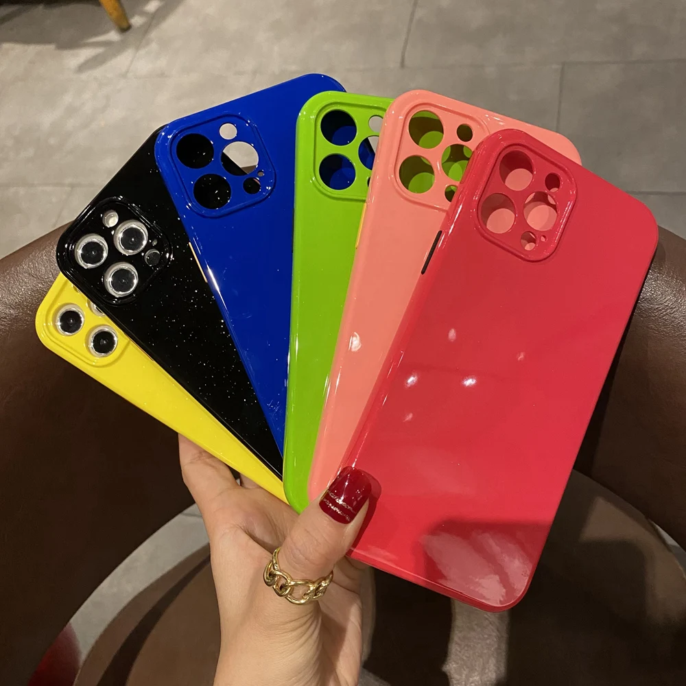 Bling Glitter Thick Soft Silicone Jelly Phone Case For iPhone 13 11 7 8 Plus X XS XR 12 Pro MAX Candy Color Shockproof Cover Bag
Bling Glitter Thick Soft Silicone Jelly Phone Case For iPhone 13 11 7 8 Plus X XS XR 12 Pro MAX Candy Color Shockproof Cover Bag