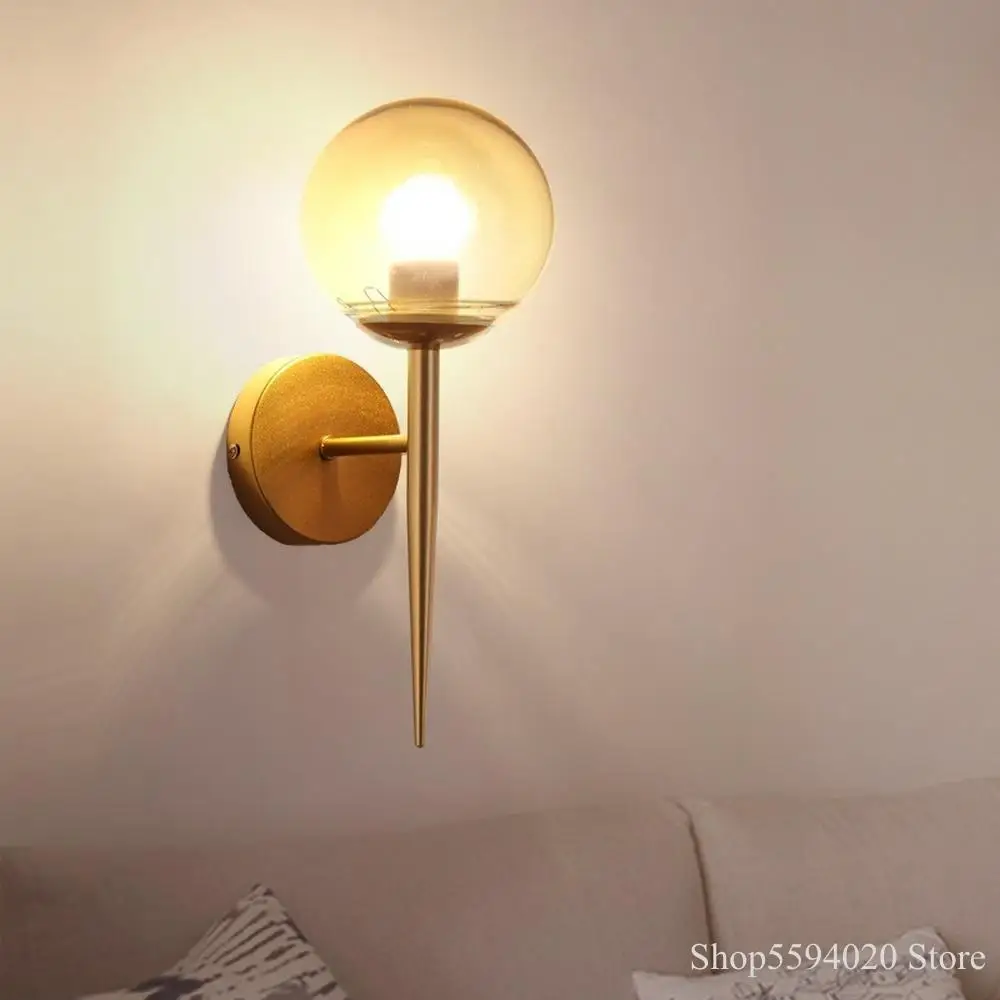 Nordic Glass Ball LED Wall Lamp Sconce Led Luminaire Suspension Led Wall Lamp Bedroom Wall Light Fixtures Home Decor Wall Lights
Nordic Glass Ball LED Wall Lamp Sconce Led Luminaire Suspension Led Wall Lamp Bedroom Wall Light Fixtures Home Decor Wall Lights