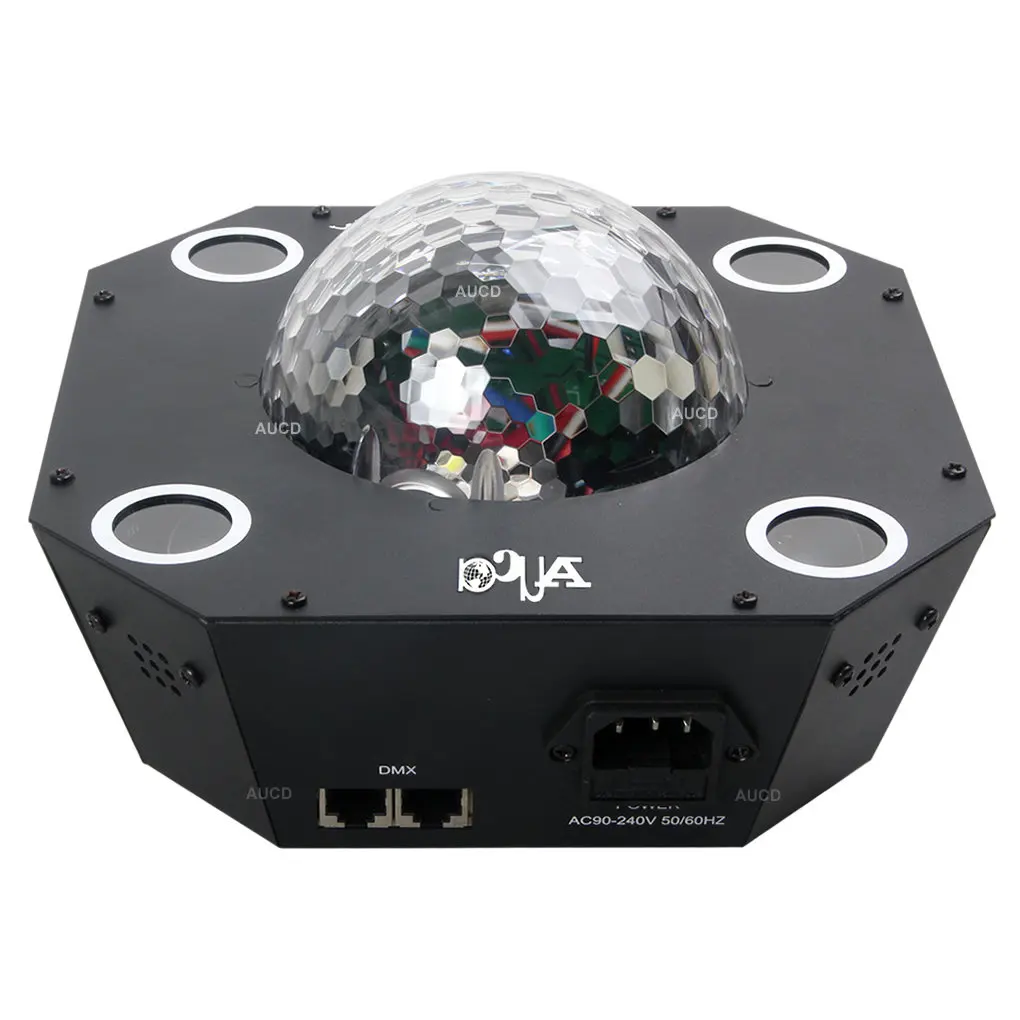 AUCD UFO Remote 4 Eyes 30 Big Gobos RGRG Projector Laser Lights RGBW LED Disco Ball DMX Beam DJ Party Show Stage Lighting WQ35
AUCD UFO Remote 4 Eyes 30 Big Gobos RGRG Projector Laser Lights RGBW LED Disco Ball DMX Beam DJ Party Show Stage Lighting WQ35