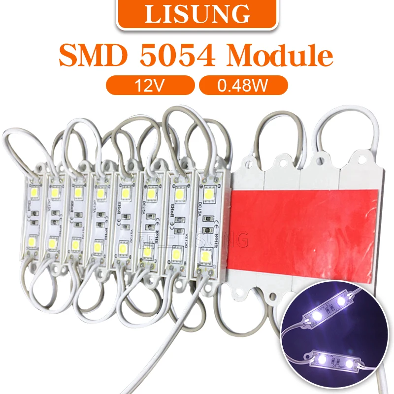 DC 12V LED Module 5054 2 LED DC12V Waterproof Advertisement Design LED Modules White Red Blue Green Color Super Bright Lighting
DC 12V LED Module 5054 2 LED DC12V Waterproof Advertisement Design LED Modules White Red Blue Green Color Super Bright Lighting