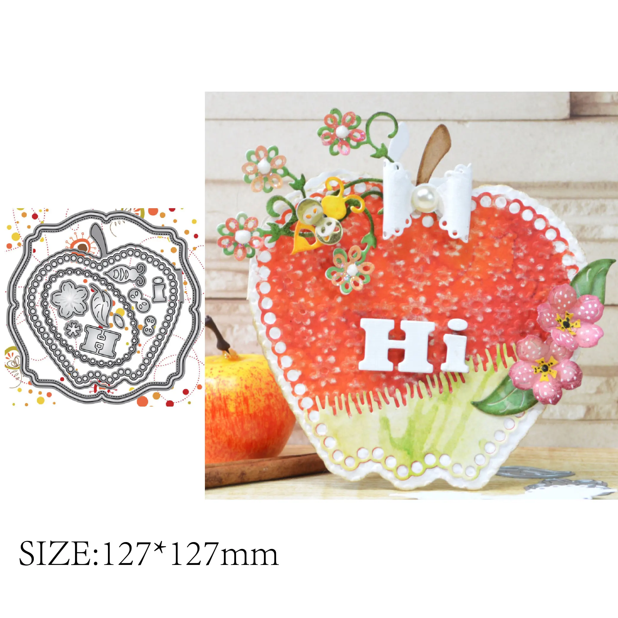 Apple frame Metal Cutting Dies Scrapbooking Mold Stencil Die Cuts Card Making DIY Craft Embossing New Dies For 2021
Apple frame Metal Cutting Dies Scrapbooking Mold Stencil Die Cuts Card Making DIY Craft Embossing New Dies For 2021