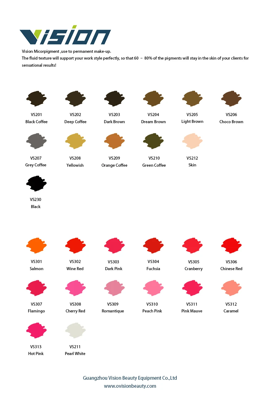 Vision VS206Choco Brown 3ml Permanent Pigments Natural Plant Tattoo Ink Semi-permanent Lip Eyebrow Eyeliner Tattoo Pigment
Vision VS206Choco Brown 3ml Permanent Pigments Natural Plant Tattoo Ink Semi-permanent Lip Eyebrow Eyeliner Tattoo Pigment