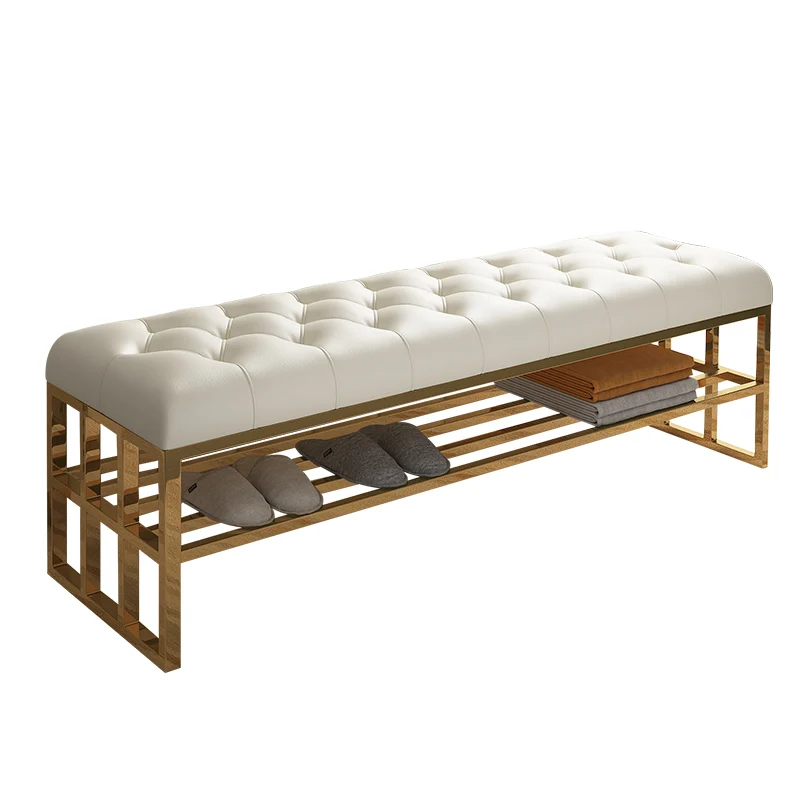 Light luxury shoe stool home door multifunctional sofa Nordic bed end modern room couch
Light luxury shoe stool home door multifunctional sofa Nordic bed end modern room couch