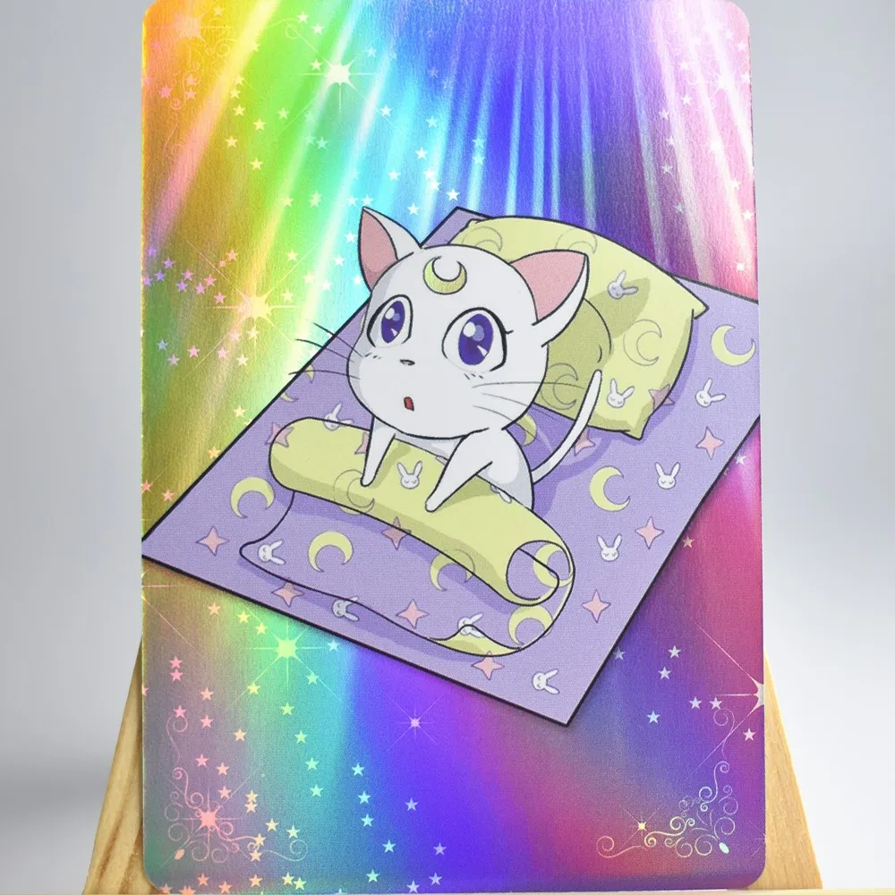Sailor Moon Gradient Refraction Color Anime Cards Q Version Sailor Moon Flash Cards Kawaii Cards The Best Gift for Children 
Sailor Moon Gradient Refraction Color Anime Cards Q Version Sailor Moon Flash Cards Kawaii Cards The Best Gift for Children