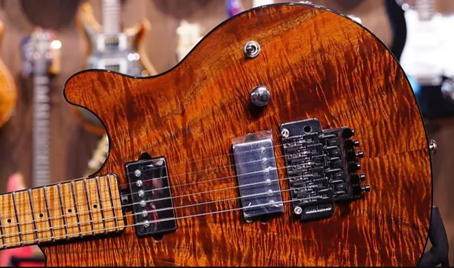 Бесплатная доставка на заказ Электрический guiatr тело DIY липа тела spalted клен шпон
