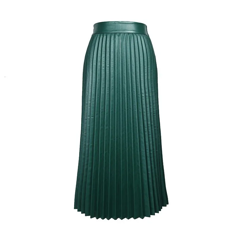 2020 Autumn Winter Genuine Leather Skirts Women Black Sexy Slim OL Office Lady Real Sheepskin Female Casual Long Pleated Skirt
2020 Autumn Winter Genuine Leather Skirts Women Black Sexy Slim OL Office Lady Real Sheepskin Female Casual Long Pleated Skirt