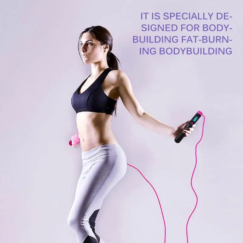 Jump Rope Digital Counter For Indoor/Outdoor Fitness Training Boxing Adjustable Calorie Skipping Rope Workout For Women,Men
Jump Rope Digital Counter For Indoor/Outdoor Fitness Training Boxing Adjustable Calorie Skipping Rope Workout For Women,Men