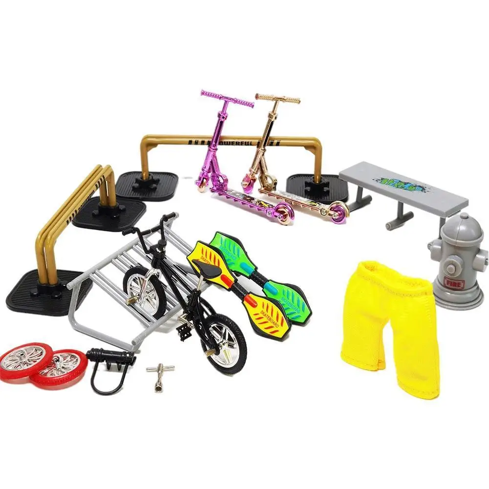 Finger Skateboard Scene Toy Set Children's Educational Toy Novelty Toy Gift Interactive Games Mini Fun Scooter Fingerboard Tool
Finger Skateboard Scene Toy Set Children's Educational Toy Novelty Toy Gift Interactive Games Mini Fun Scooter Fingerboard Tool