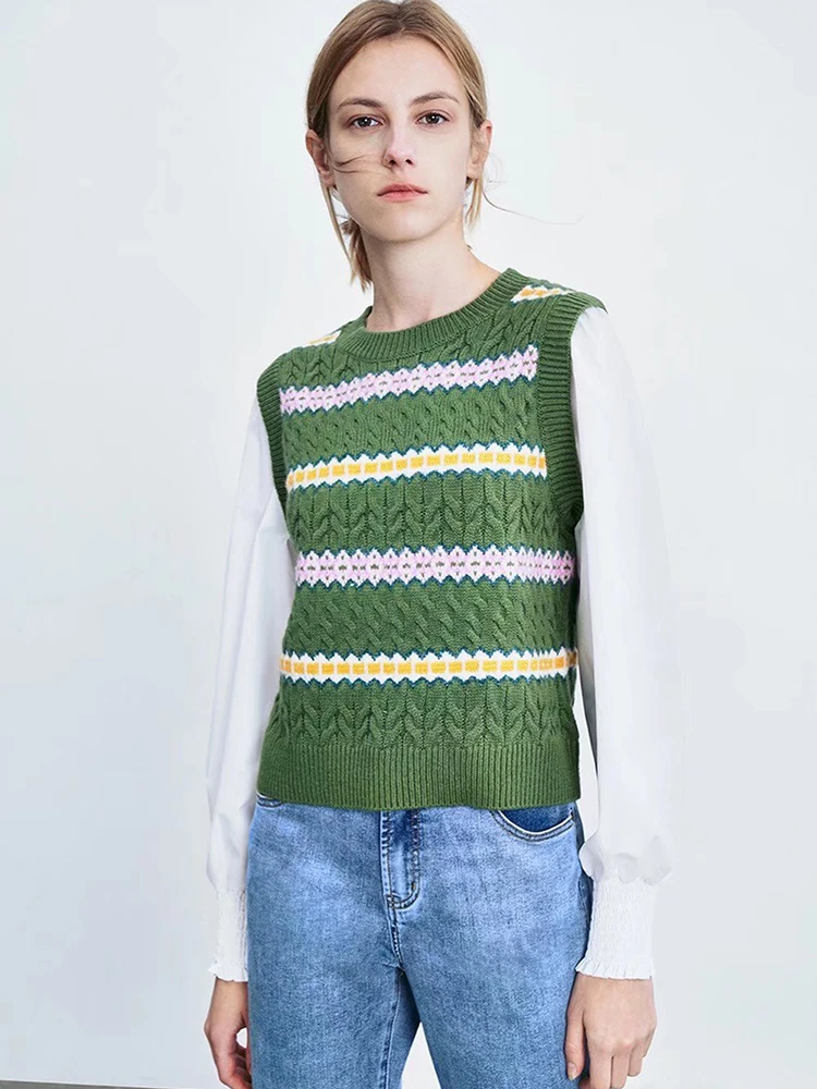 KBAT ZAGreen Sweater Women Jacquard Knitted Woman Sweater Long Sleeve Top Women 2022 Vintage Jersey Pullover Ladies Sweaters
KBAT ZAGreen Sweater Women Jacquard Knitted Woman Sweater Long Sleeve Top Women 2022 Vintage Jersey Pullover Ladies Sweaters