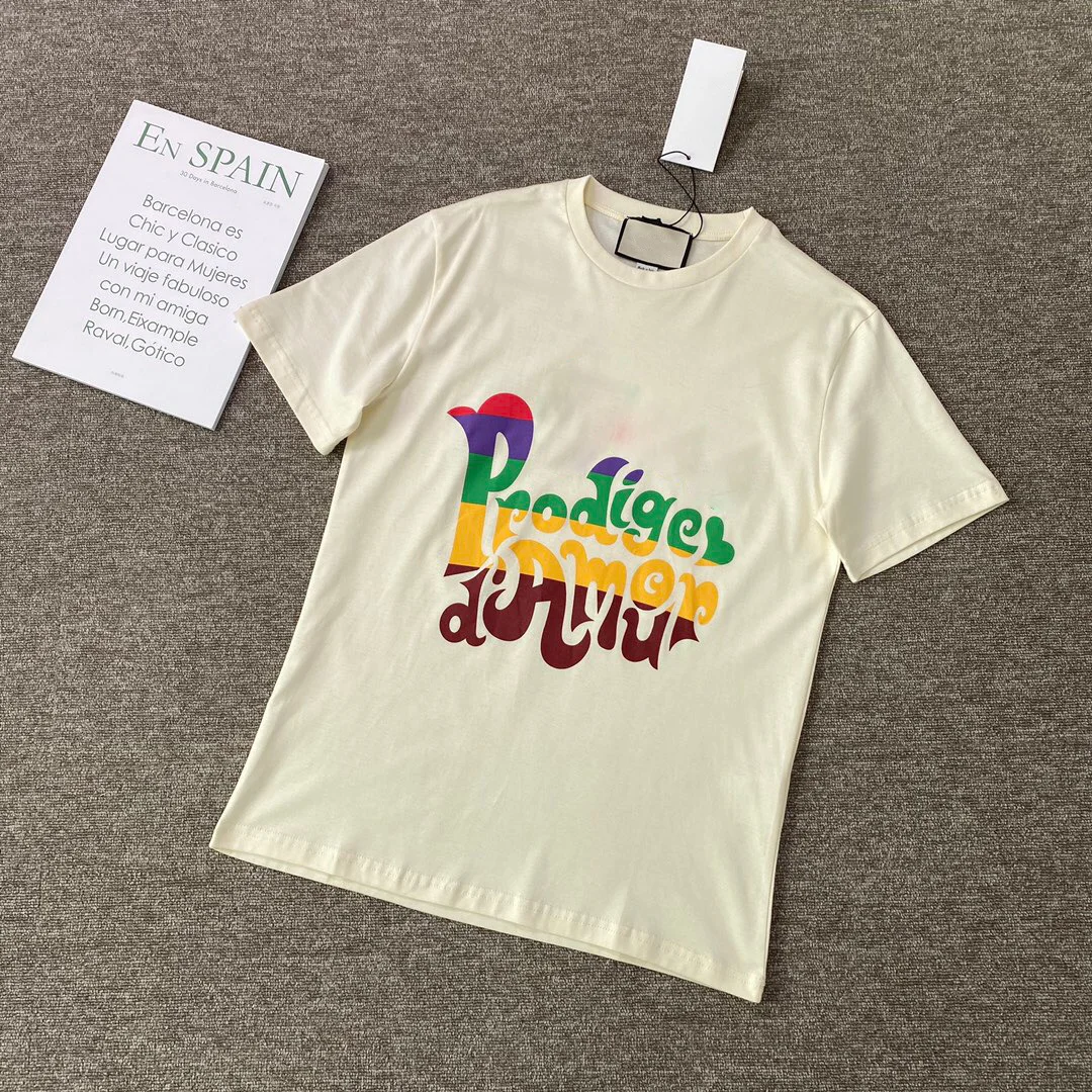 2021 Female Summer New Cotton O-Neck T-Shirt 1:1 High Quality Fashion Brand Luxury Design Tees Women Letter Print Loose Tops
2021 Female Summer New Cotton O-Neck T-Shirt 1:1 High Quality Fashion Brand Luxury Design Tees Women Letter Print Loose Tops