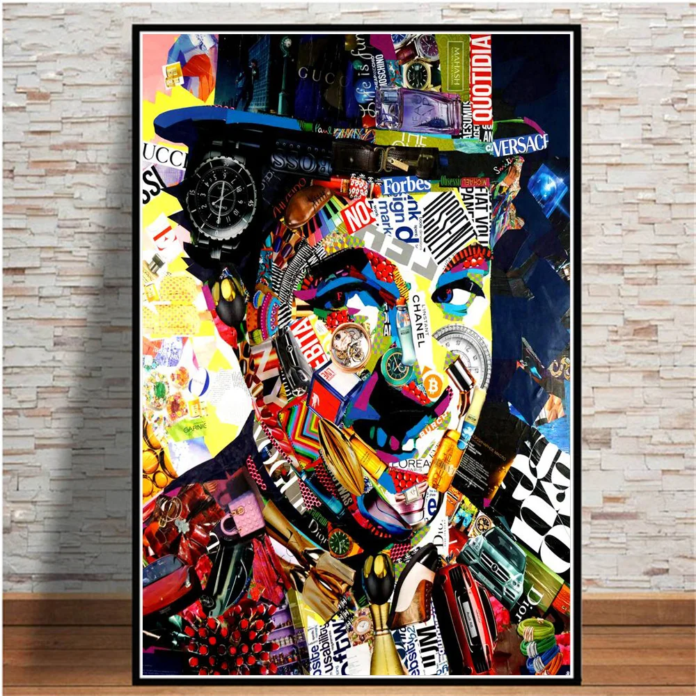 Modern Collage Art Painting Movie Master Posters And Prints Abstract Graffiti Canvas Wall Picture For Living Room Decoration
Modern Collage Art Painting Movie Master Posters And Prints Abstract Graffiti Canvas Wall Picture For Living Room Decoration
