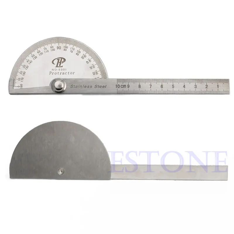 Stainless Steel 180 degree Protractor Angle Finder Arm Rotary Measuring Ruler
Stainless Steel 180 degree Protractor Angle Finder Arm Rotary Measuring Ruler