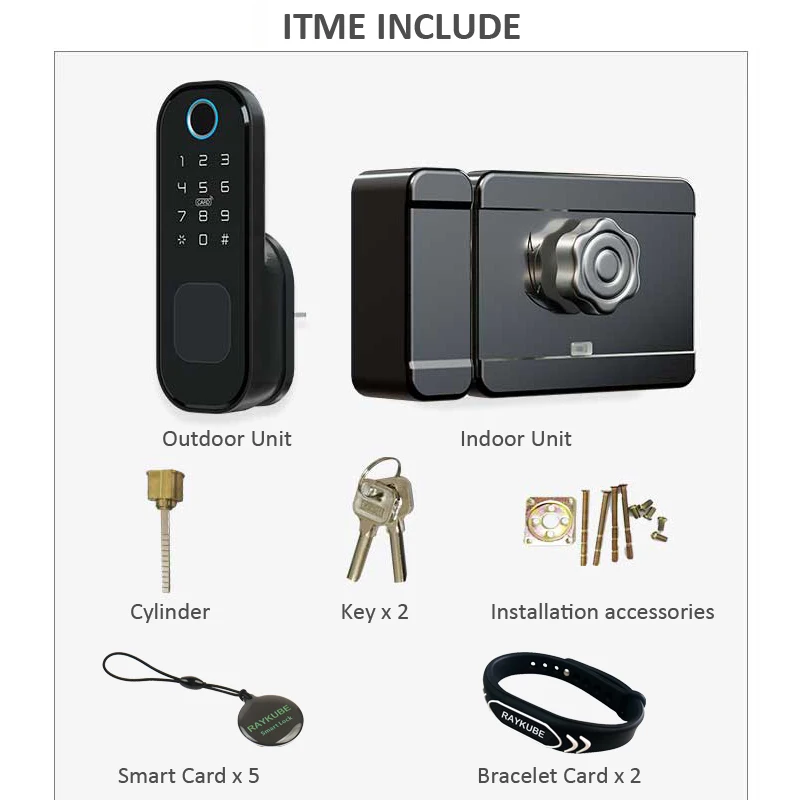 Fingerprint Smart Door Lock Bluetooth Wireless Access Control Lock 13.56Mhz Digital Code Alexa Google Assistant Security Lock
Fingerprint Smart Door Lock Bluetooth Wireless Access Control Lock 13.56Mhz Digital Code Alexa Google Assistant Security Lock