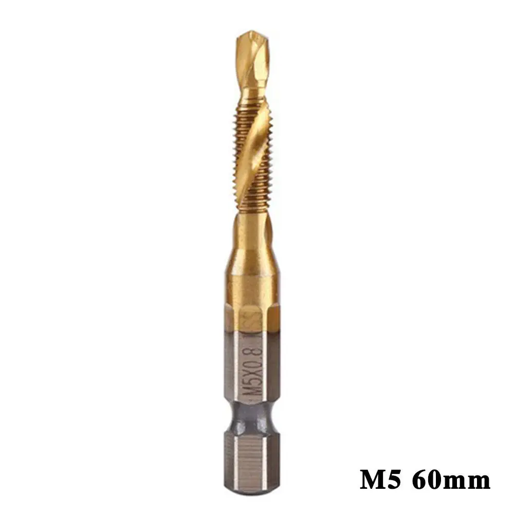 Hex Shank Drill Metric Tap Drill Titanium Coated Drill Durable Strong Convenient HSS M5 Repair Implement Accessories Tools
Hex Shank Drill Metric Tap Drill Titanium Coated Drill Durable Strong Convenient HSS M5 Repair Implement Accessories Tools