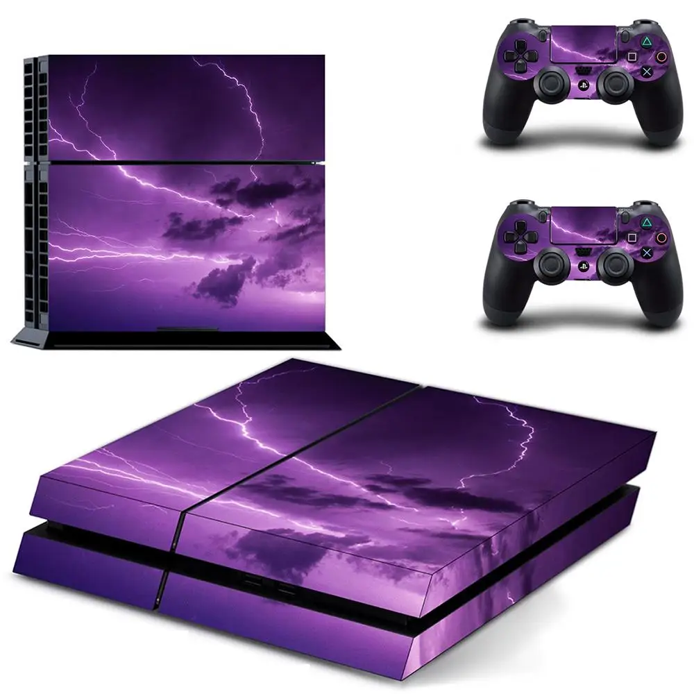Lightning Style PS4 Skin Sticker for Playstation 4 Console & 2 Controllers Decal Vinyl Protective Skins Style 9
Lightning Style PS4 Skin Sticker for Playstation 4 Console & 2 Controllers Decal Vinyl Protective Skins Style 9