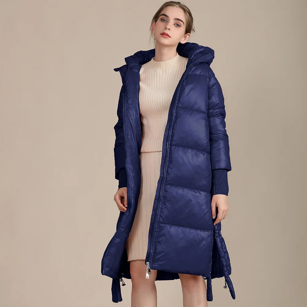 Cotton-padded Jacket Women European Station New Long Style Over-the-knee Padded Large Size Solid Color Hooded Padded Winter Wear
Cotton-padded Jacket Women European Station New Long Style Over-the-knee Padded Large Size Solid Color Hooded Padded Winter Wear