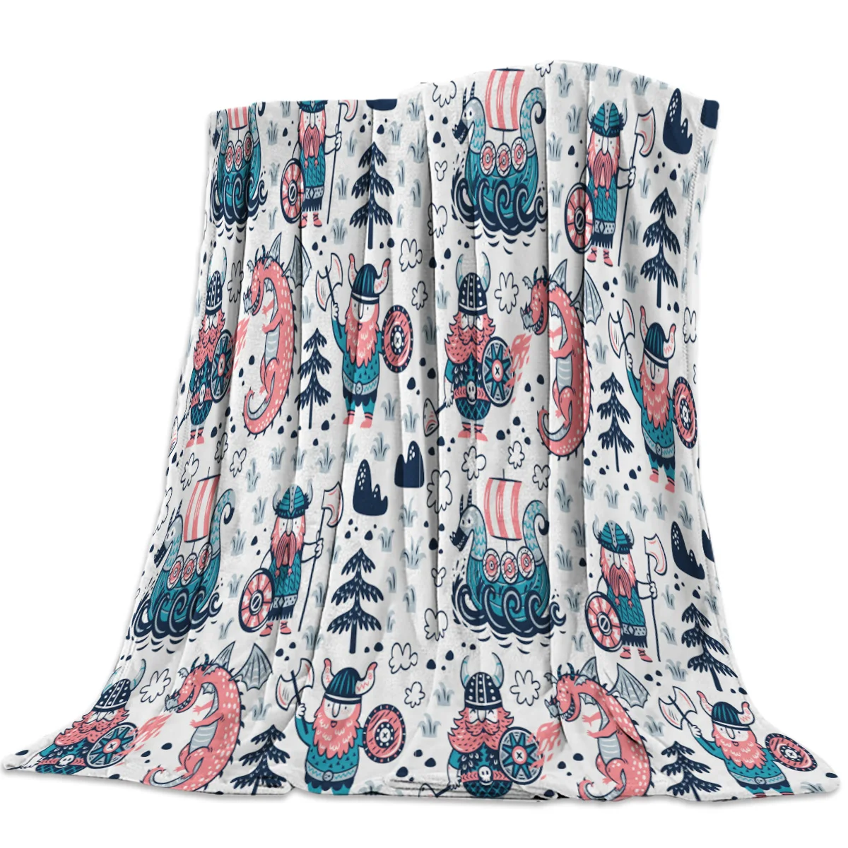 Viking Cartoon Throw Blanket Soft Comfortable Velvet Plush Blankets Warm Sofa Bed Sheets
Viking Cartoon Throw Blanket Soft Comfortable Velvet Plush Blankets Warm Sofa Bed Sheets