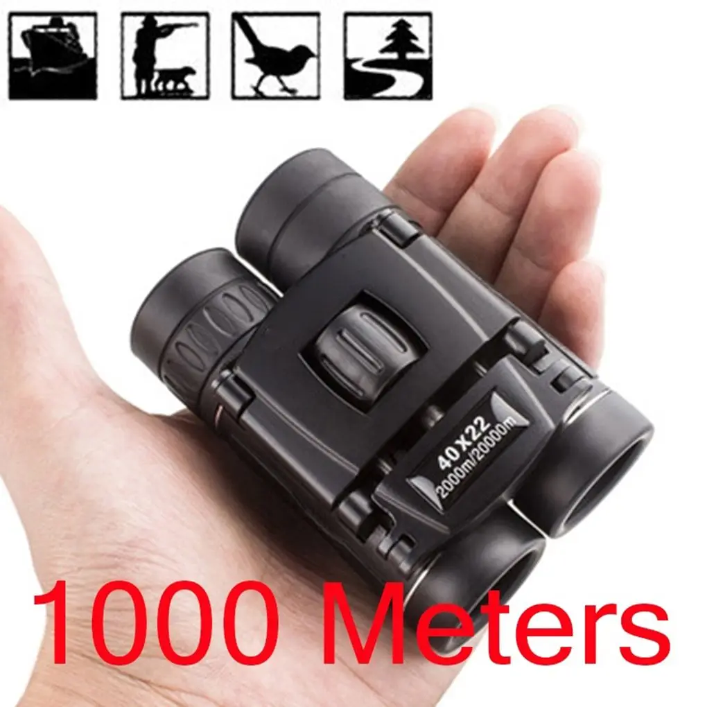 40x22 Field Glasses HD Mini Telescope Portable 40 Times Binocle Binoculars Black Outdoor Camping Travel Folding Mini Telescope
40x22 Field Glasses HD Mini Telescope Portable 40 Times Binocle Binoculars Black Outdoor Camping Travel Folding Mini Telescope